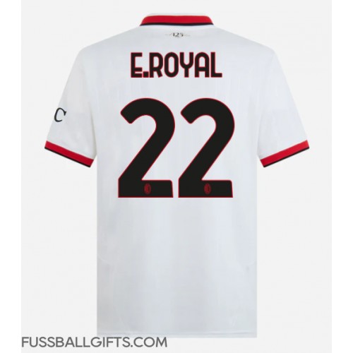 AC Milan Emerson Royal #22 Fußballbekleidung Auswärtstrikot 2024-25 Kurzarm